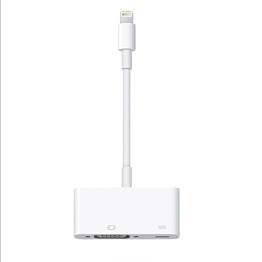 Apple lightning to VGA adaptor
